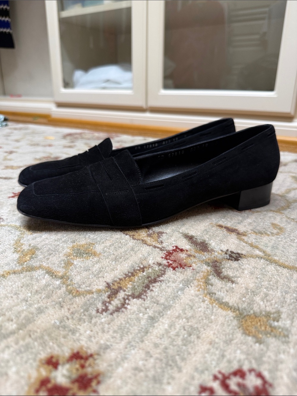 Salvatore Ferragamo Darrel style Black Suede Women’s Loafers - Picture 3 of 8